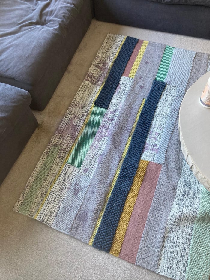 Before rug cleaning results