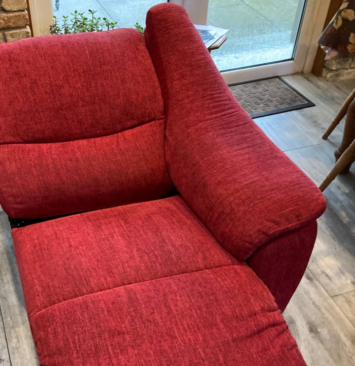 Upholstery after cleaning